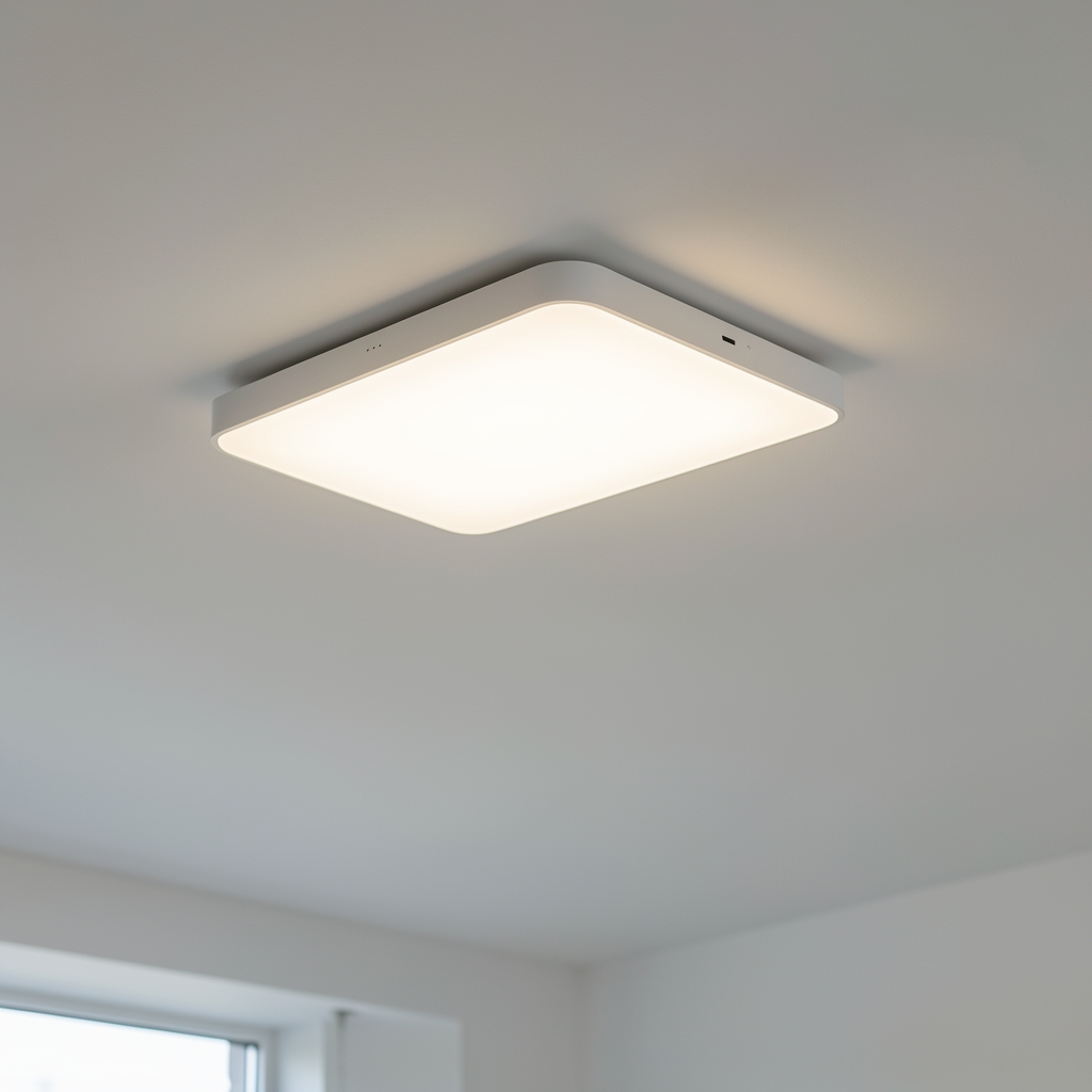 Plafonieră inteligentă IKEA TRÅDFRI Floalt panel LED dreptunghiular cu lumină difuză uniformă